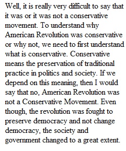 American Revolution Discussion